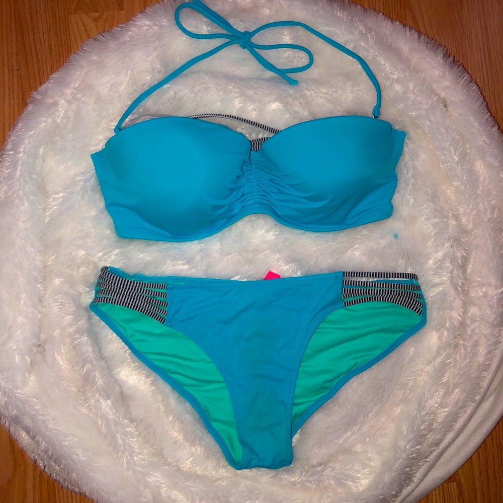 VICTORIA SECRETS 2 Piece Bikini, Sz 36D/M